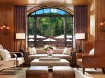 Stunning views of Aspen Mountain from lobby 